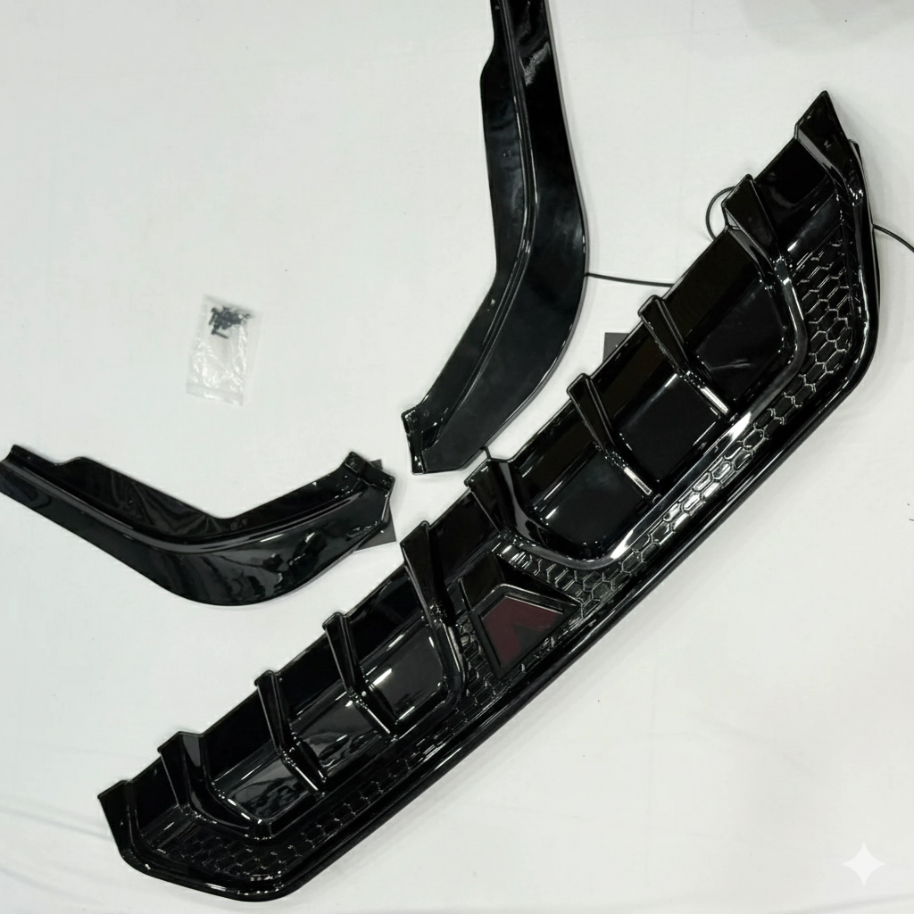 Honda City Rear Diffuser With LED | Aftermarket ABS